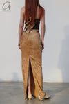 OUDE WAAG Core Velvet New Sleeping skirt OW-23SS-SK05 Ginger